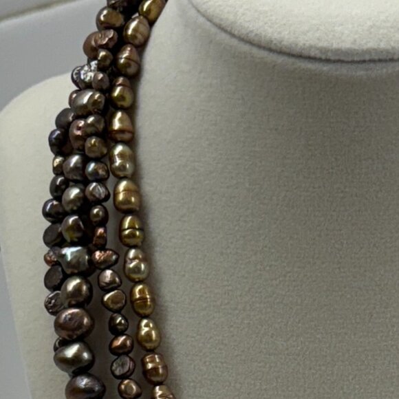 Freshwater Chocolate Copper and Bronze Pearls - Picture 6 of 6